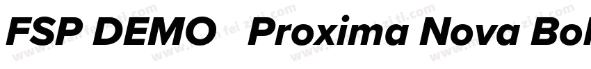 FSP DEMO   Proxima Nova Bold字体转换